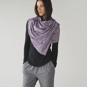 LULULEMON Vinyasa Scarf Tender Violet Space Dye
